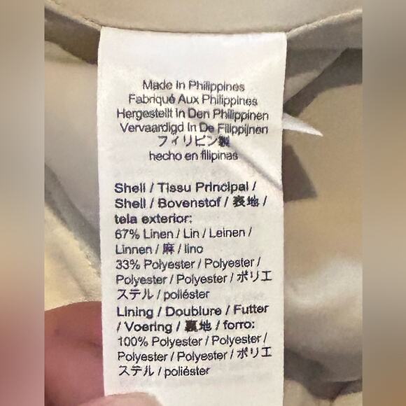 J. Crew Remi linen blend high waisted pleated shorts. Size 10 - Picture 5 of 7